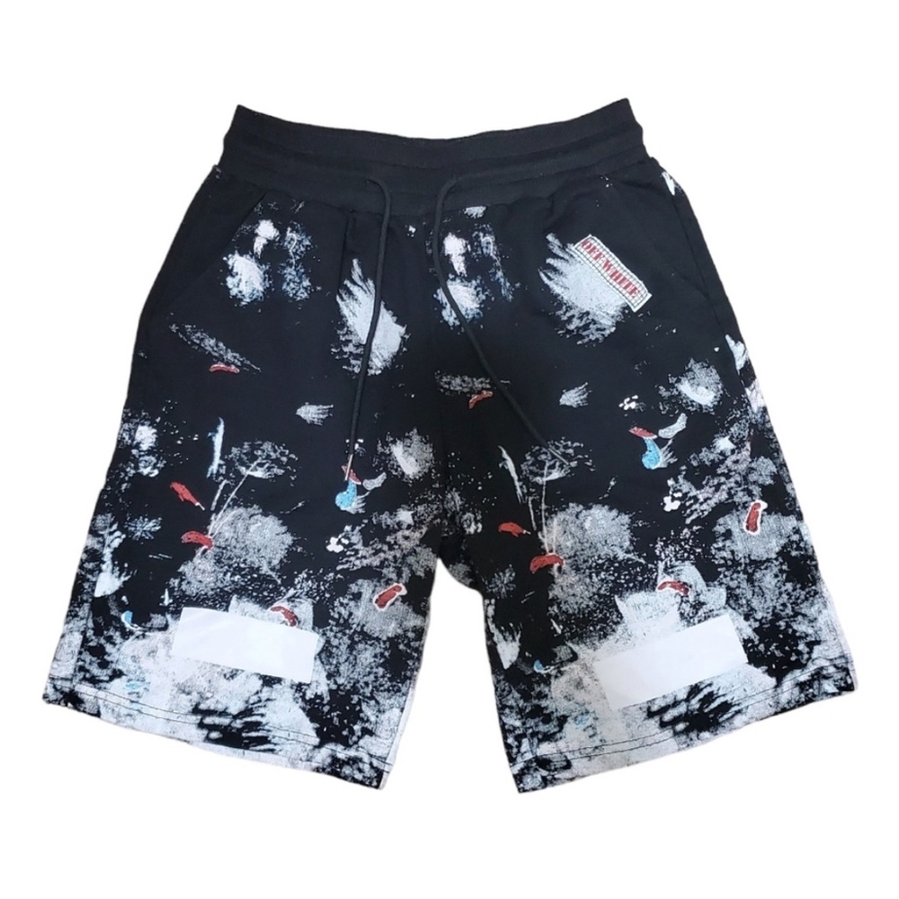 Off-White Seeing Things Graphic Black Shorts